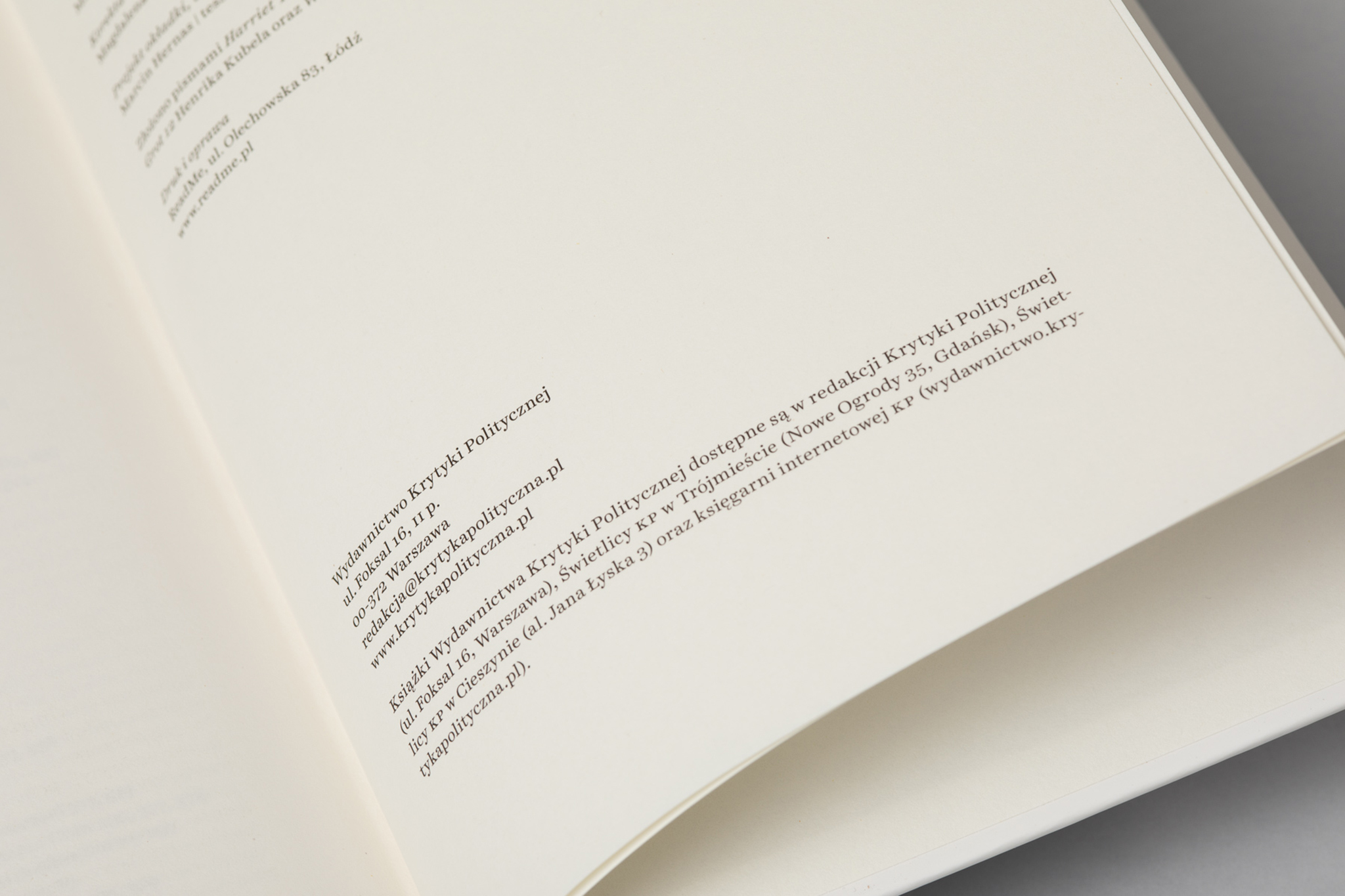 Tessera | Maricn Hernas – typografia i grafika, dtp. Fot. Basia Budniak